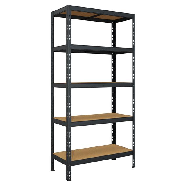 SCAFFALE LEGNO/METALLO 5 RIPIANI 200 kg VERNICIATO AD INCASTRO 90x180x40 cm (LxHxP) | Tecnomat SCAFFALE LEGNO/METALLO 5 RIPIANI 200 kg VERNICIATO AD INCASTRO 90x180x40 cm (LxHxP) | Tecnomat
