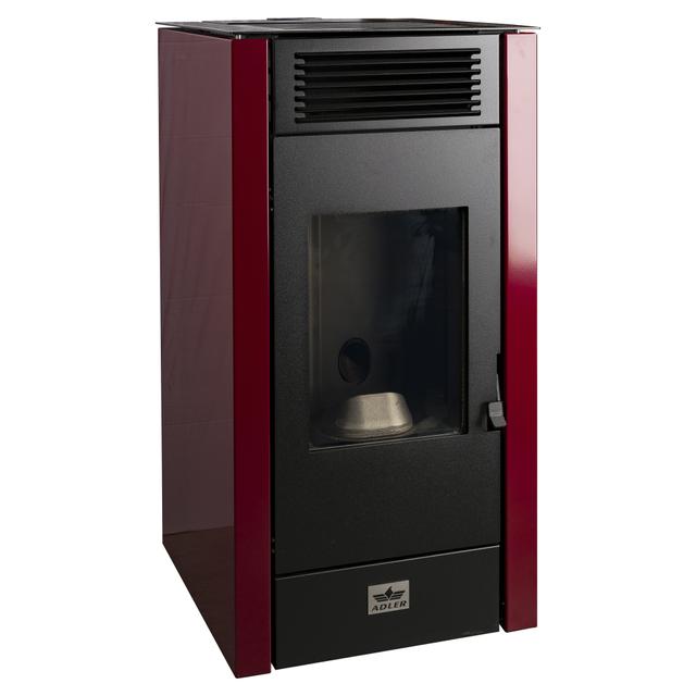 STUFA PELLET AD ARIA ADLER GARDENA 12 10,6 kW BORDEAUX | Tecnomat STUFA PELLET AD ARIA ADLER GARDENA 12 10,6 kW BORDEAUX | Tecnomat