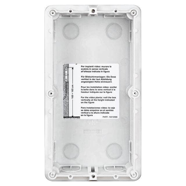 SCATOLA INCASSO BTICINO SFERA 2 MODULI PER KIT VIDEOCITOFONICO 350020 | Tecnomat SCATOLA INCASSO BTICINO SFERA 2 MODULI PER KIT VIDEOCITOFONICO 350020 - 2 | Tecnomat
