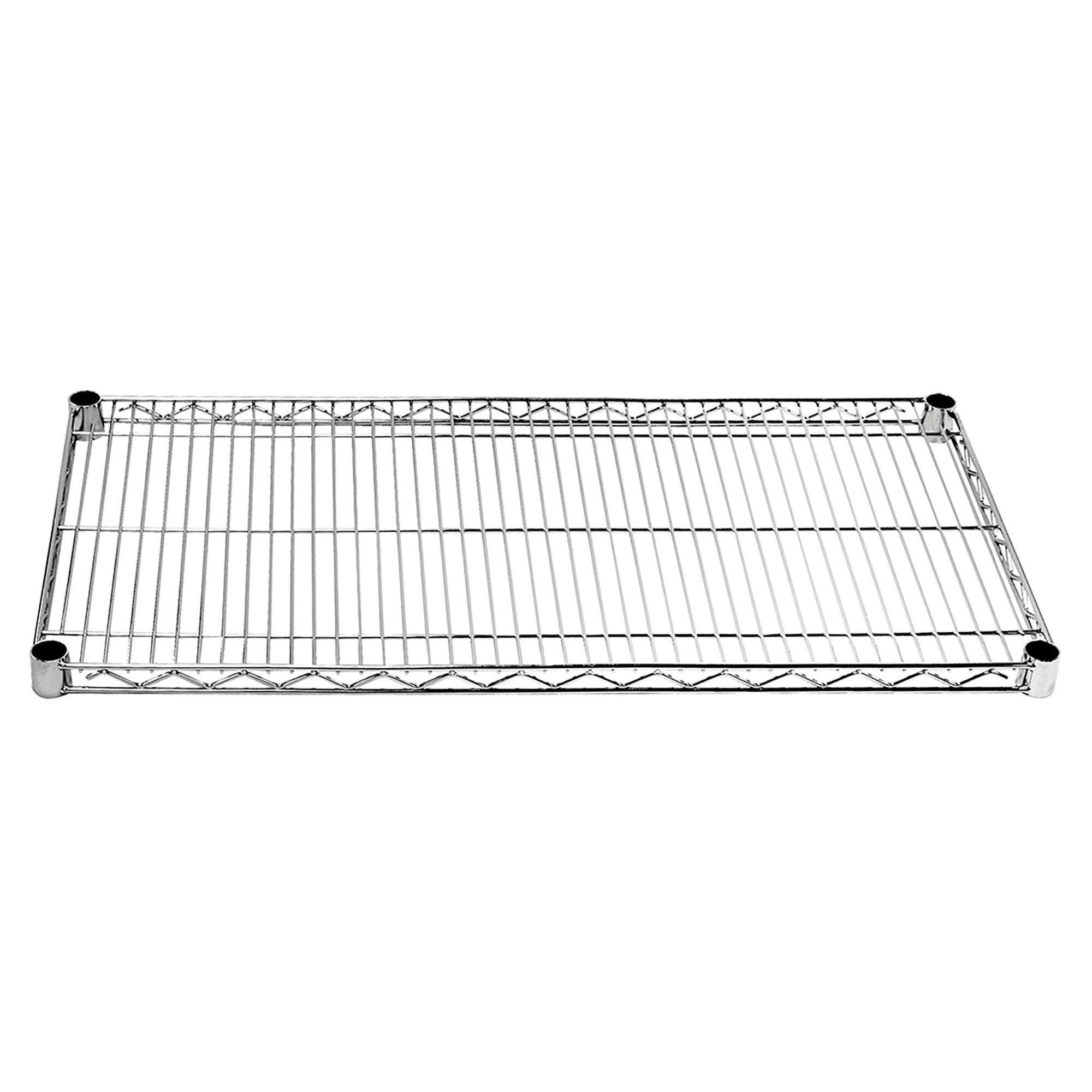Nexel 30487 C libreria scaffale, finitura cromata, 76,2 cm l x 121,9 cm