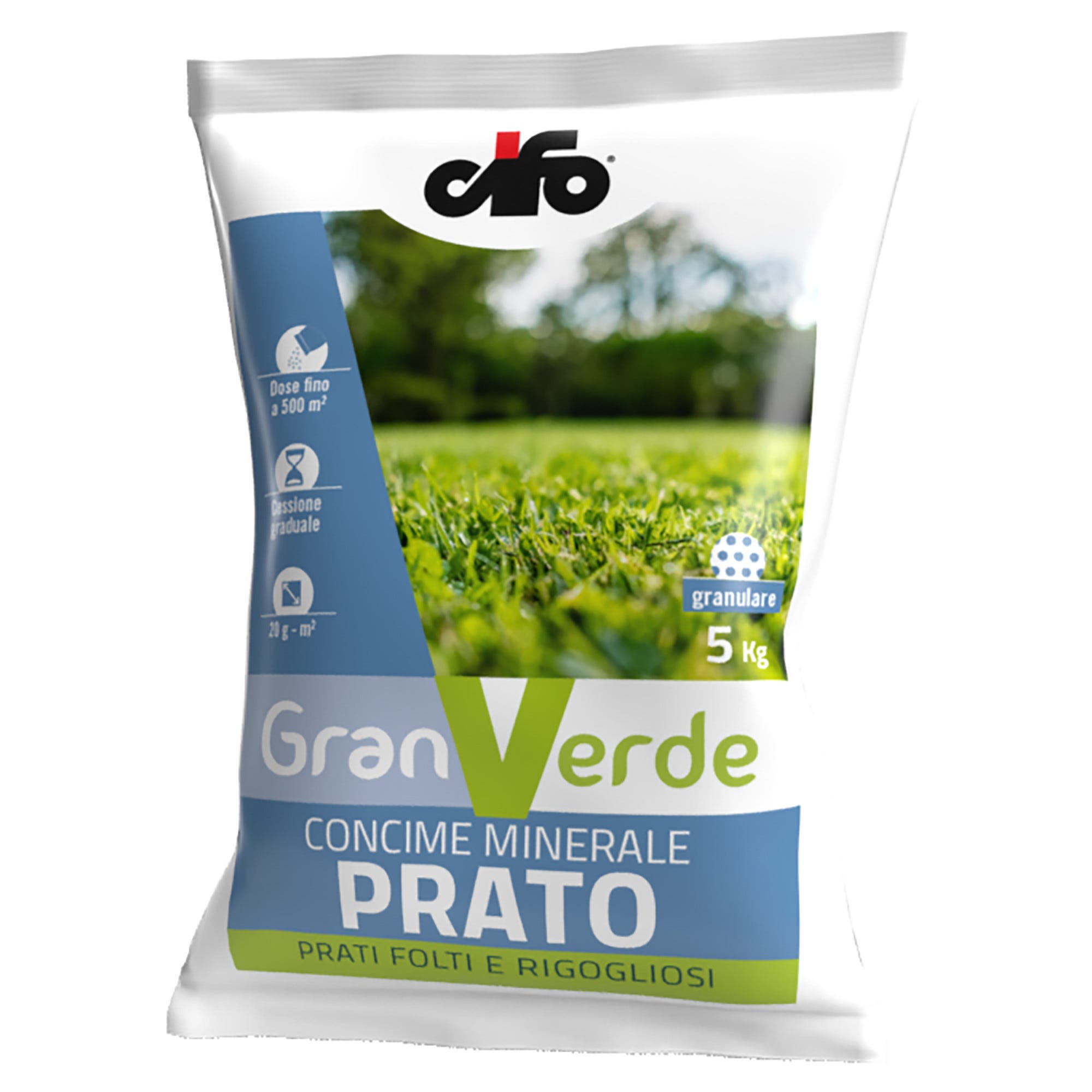 concime per il prato verde