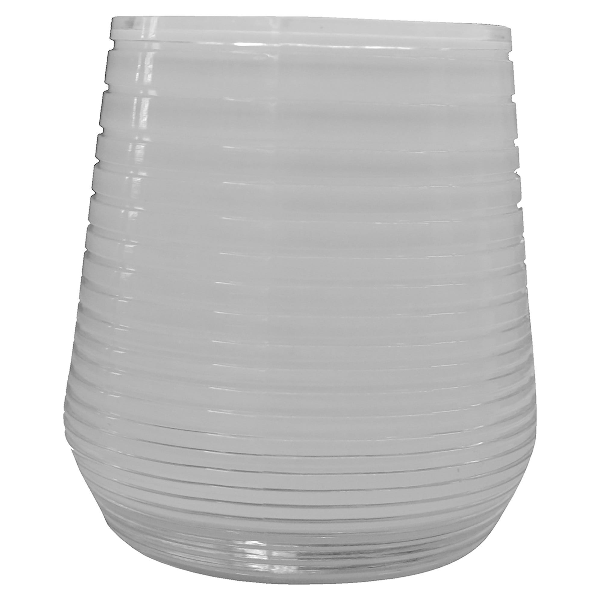 Kela Nuria Plastic Tumbler, White/Grey