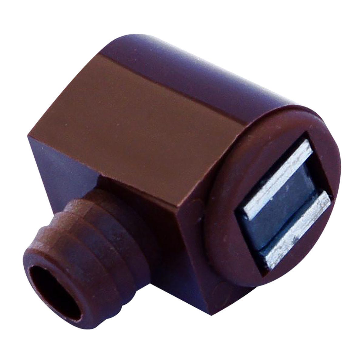 Chiusura Magnetica Per Porte 2 Pezzi | Forza 12 Kg | Colore Marrone - Foto 5