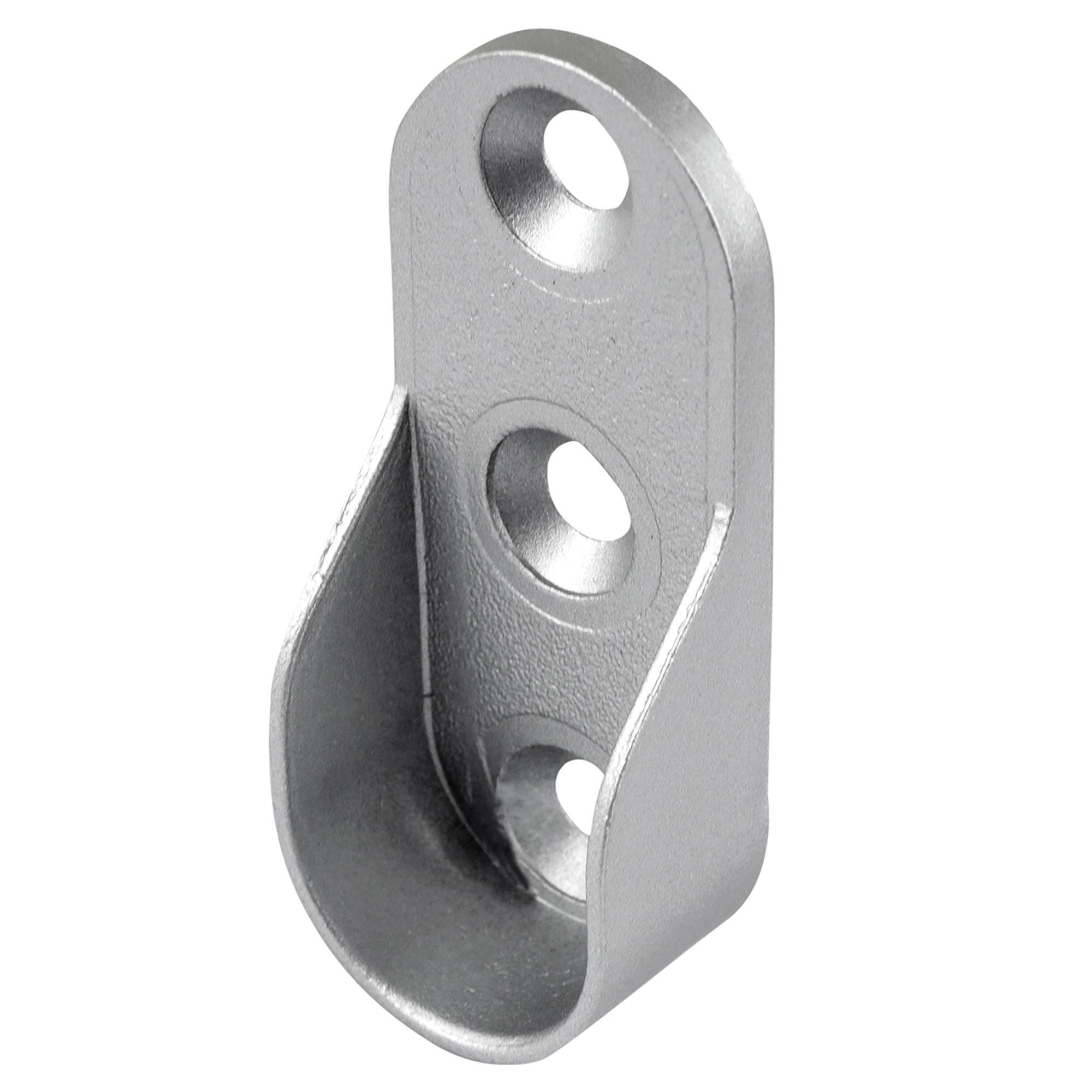 Supporti Laterali Per Tubo Ovale 30x15mm - 2 Pezzi, Plastica Colore Ottone, Per Mobili - Foto 8