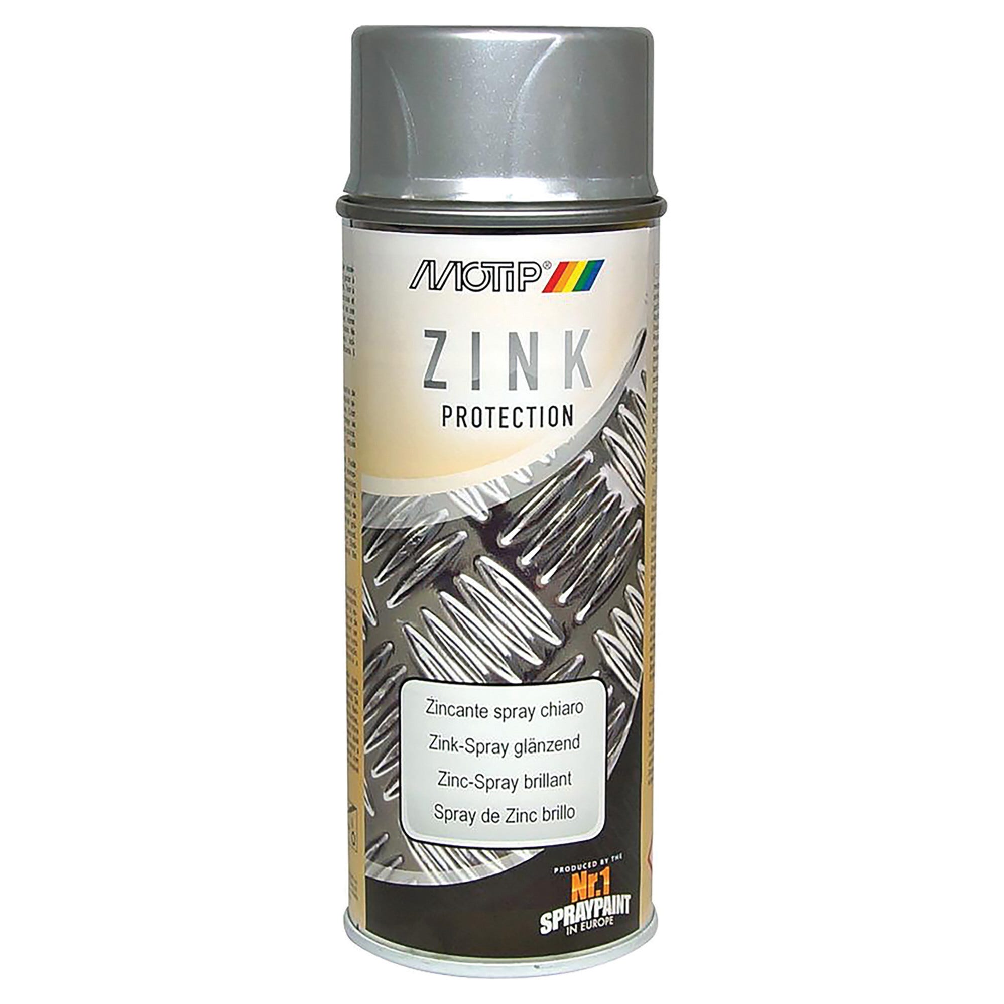BETA Chemicals Zink-Spray, 6 Dosen à 400 Ml – Hohe Deckkraft, Zum Verzinken Von Metallteilen, Rostschützend