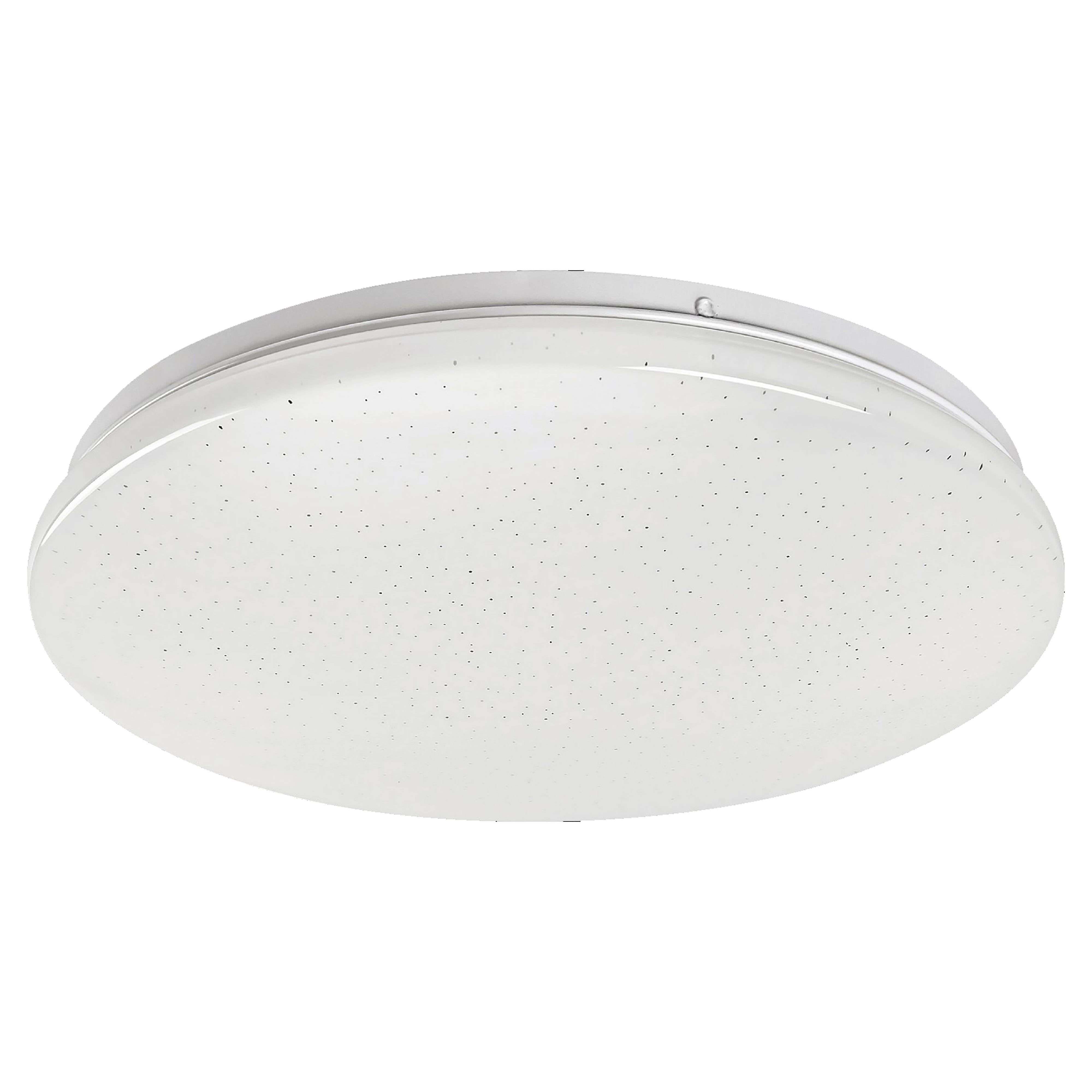 Plafoniera LED 50W Tanburo Rotonda 30cm, 1600lm, Bianco Freddo, IP44, Per Interni
