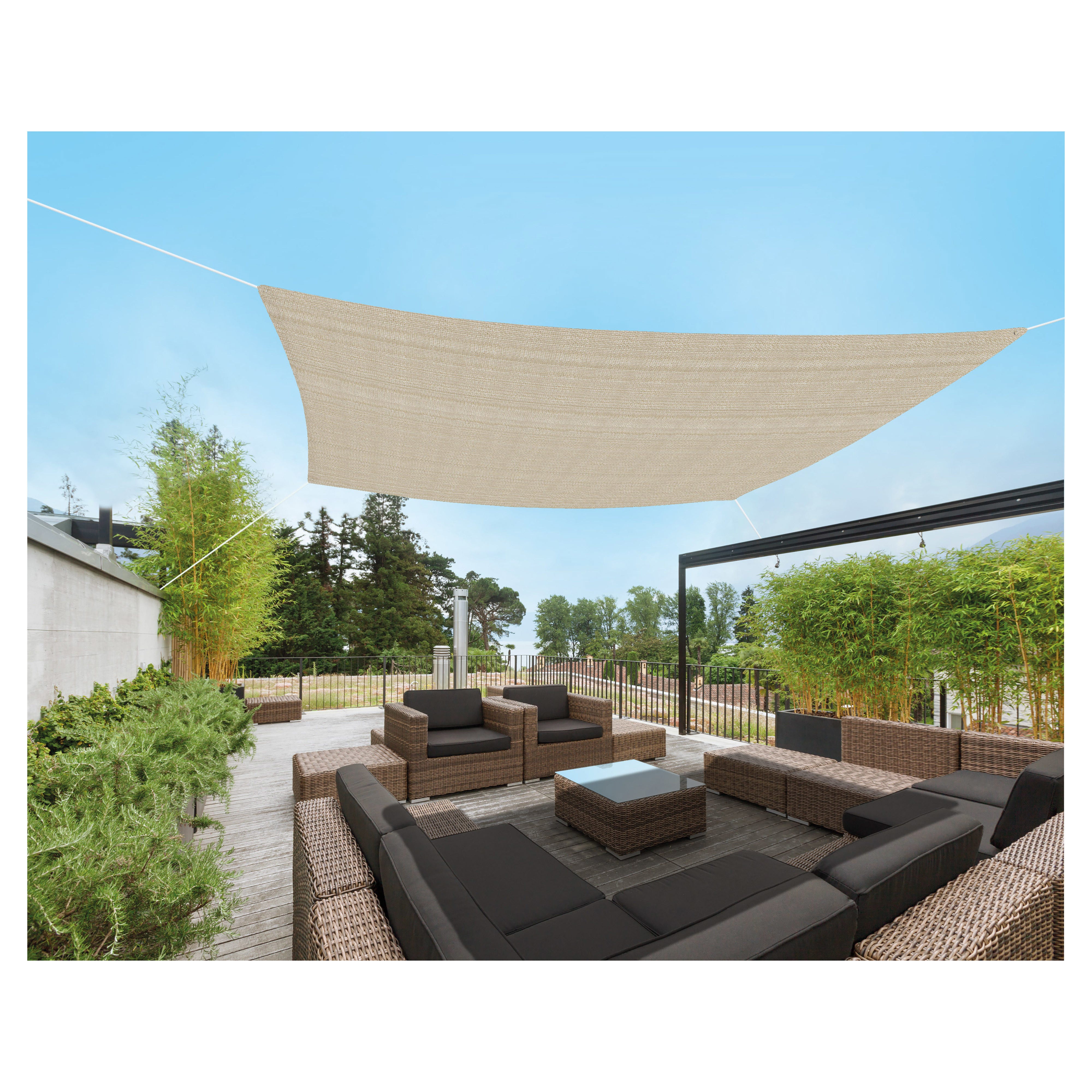 TENDA A VELA QUADRATO DA SOLE OMBREGGIANTE TELO - Foto 2