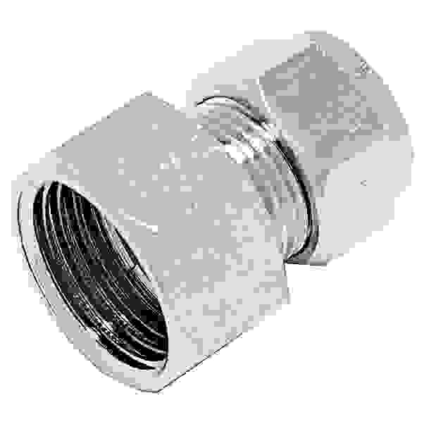 Tecuro Raccordo A Vite Dritto In Ottone 22 X 22 Mm - Ad Anello Di Compressione Per Acqua Potabile, Riscaldamento, Solare - Certificato DVGW - 3