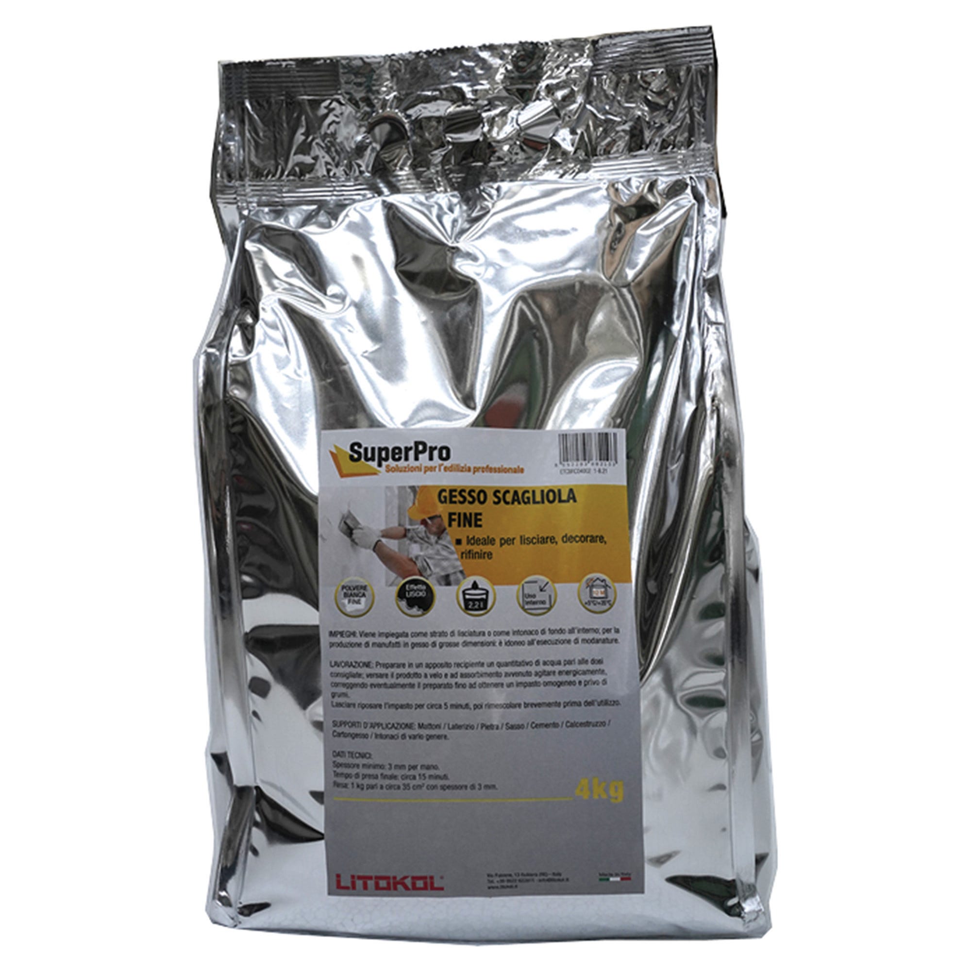 GESSO SCAGLIOLA LITOKOL 4 kg