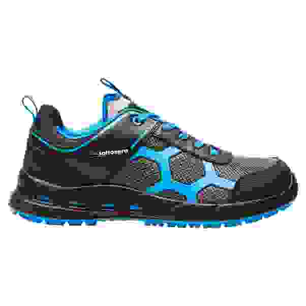 Scarpe Antinfortunistiche STEITZ Secura ESD VD PRO 1500 S2 - Taglia 43 - Vastità XB - Microfibra Blu/Nero