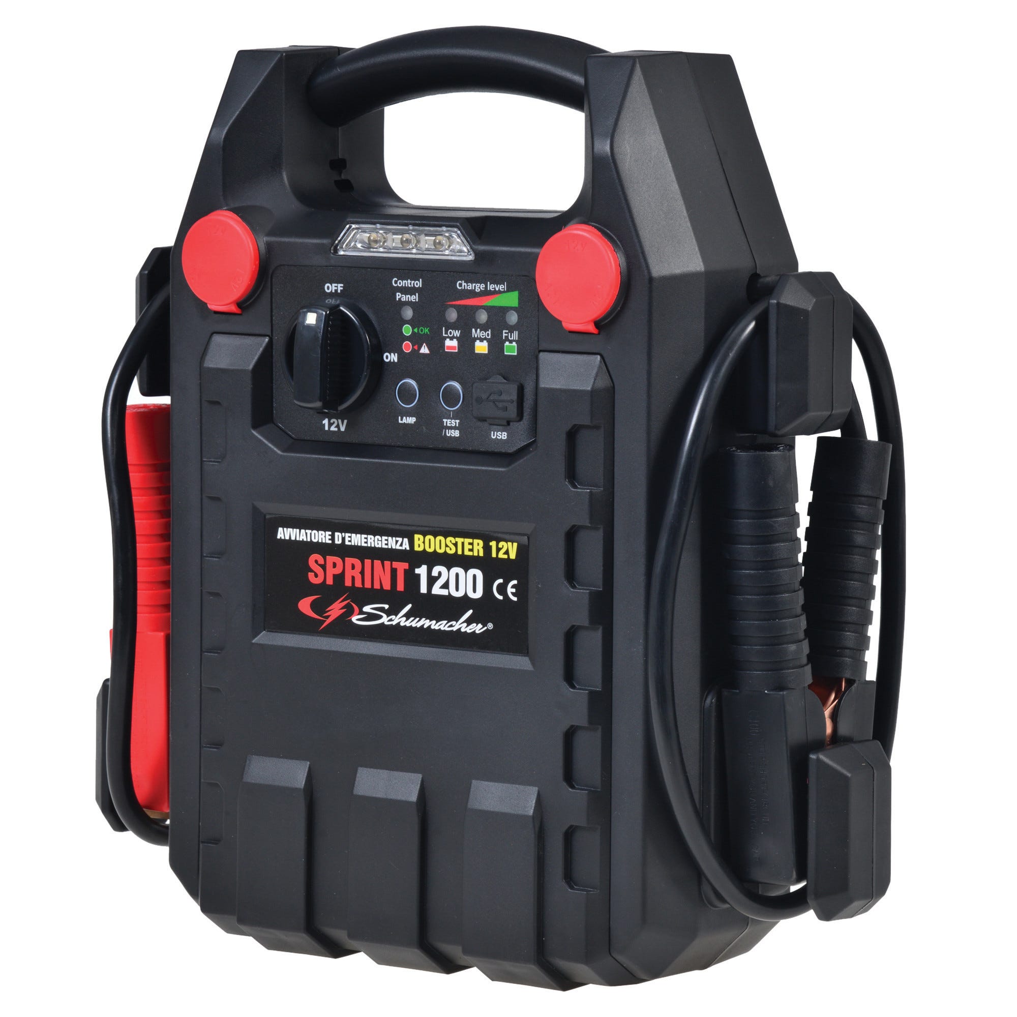 Avviatore Di Emergenza Start Booster P4 Professional 12V 2500A | Batteria Tampone Per Auto E Camper | Pinze Isolate 800A - Foto 9