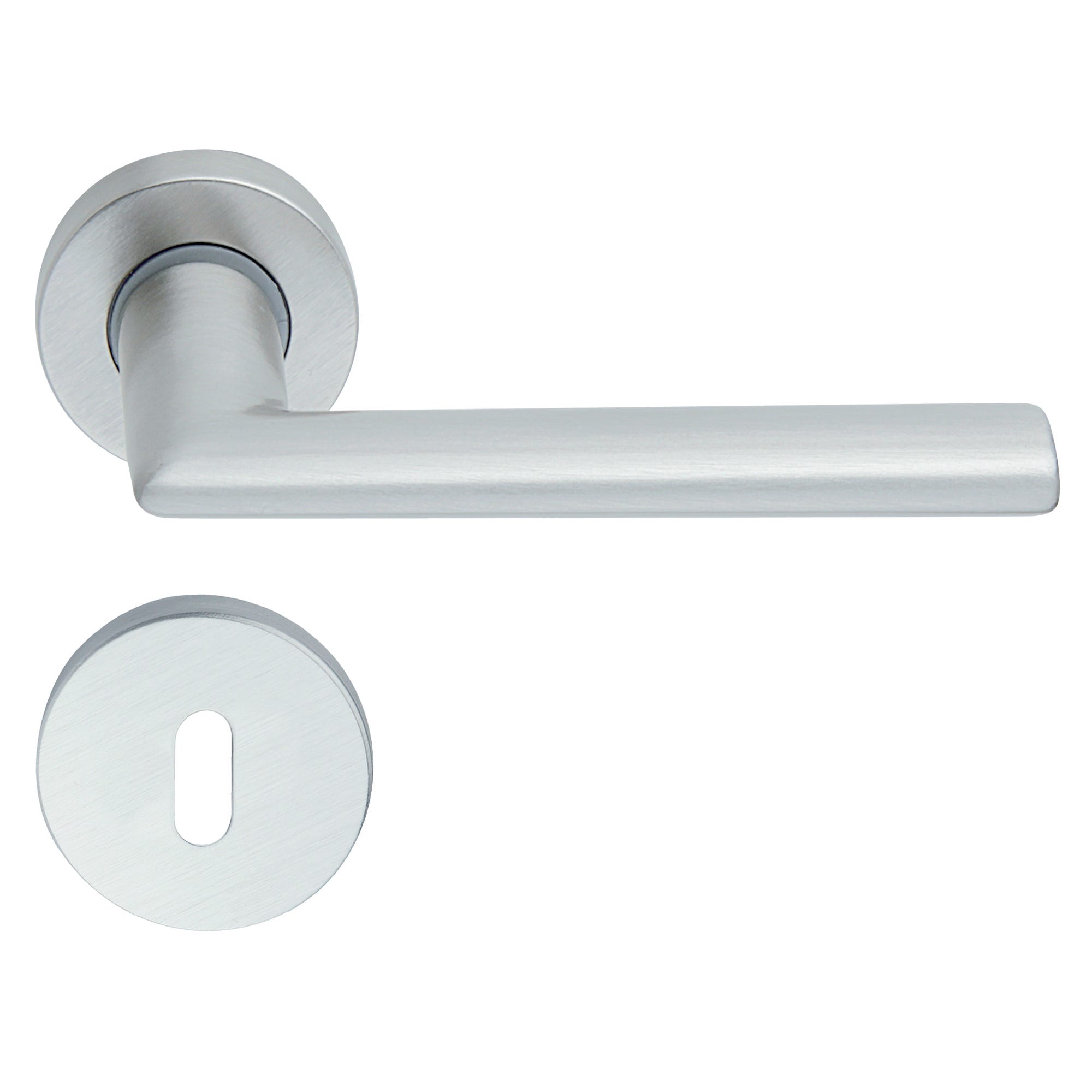 Maniglia A T Per Porta A Battente Con 2 Chiavi - Rotazione 360° Senza Fermo, L&S Engineers
