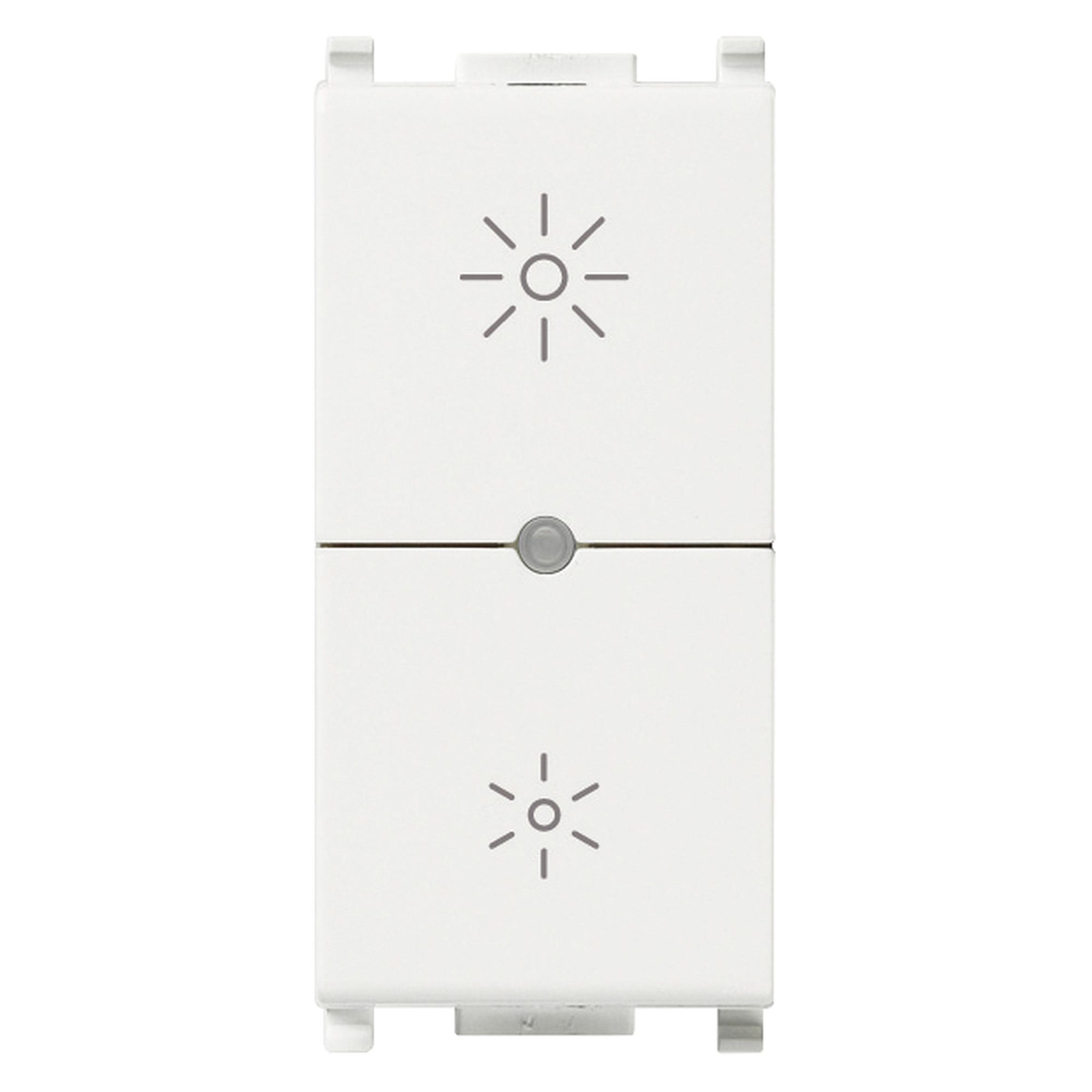 INTERRUTTORE DIMMER SMART VIMAR PLANA BIANCO PER LED 2 - 200W ...