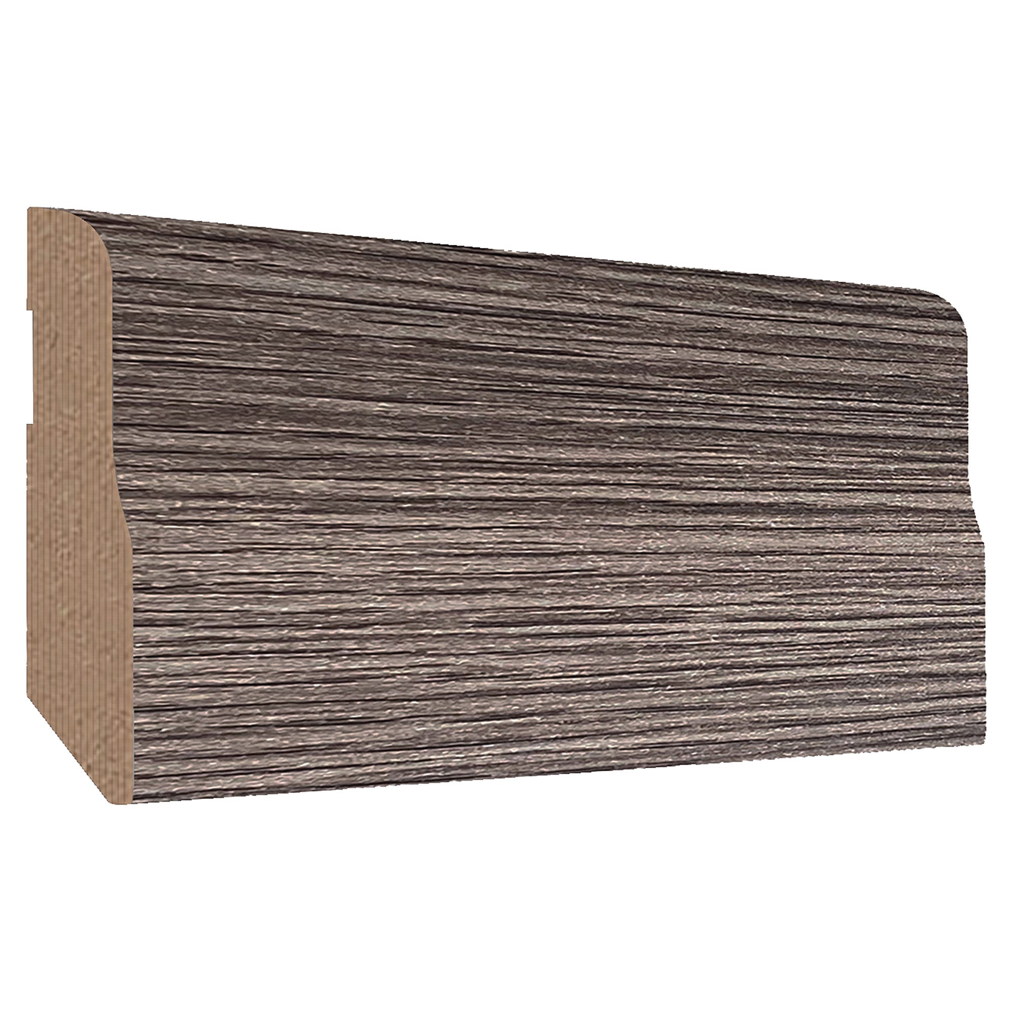 BATTISCOPA IN MDF ROVERE GRIGIO SCURO 2280x70 mm (LxH) SP 18 mm