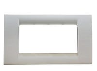 Placca Sostitutiva Per Bticino Matix - Effetto Satinato Bianco 4 Posti/Moduli - Foto 9