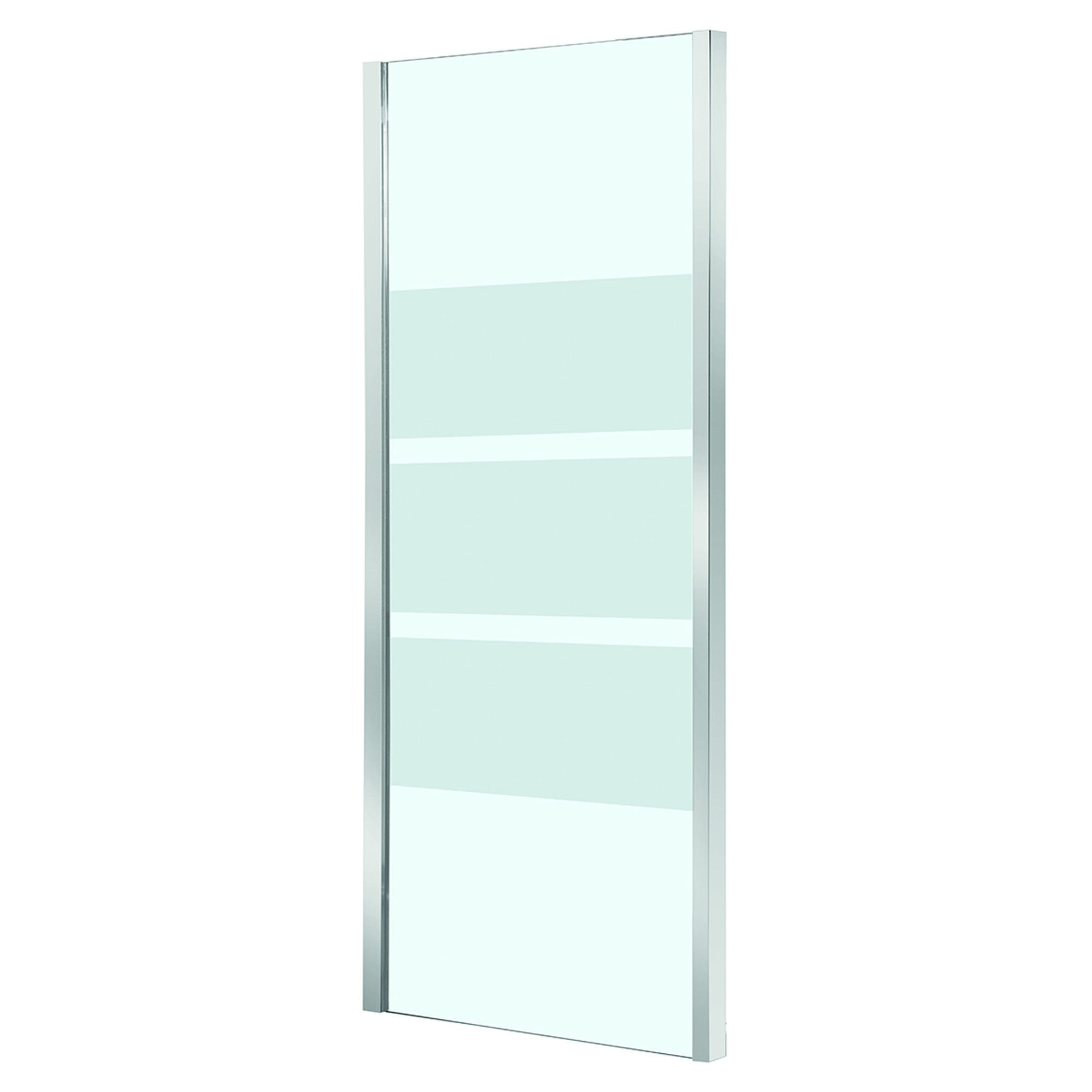 Box doccia 80x80 cm Vetro Temperato Trasparente Anticalcare 6 mm profili dorati | Leroy Merlin