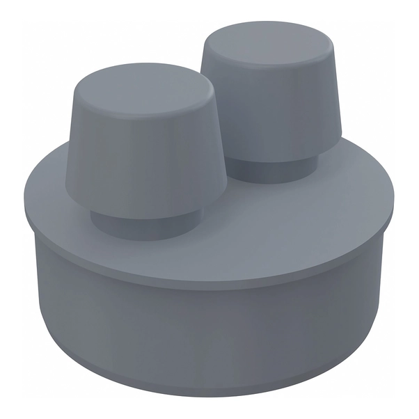 VALVOLA IMMISSIONE ARIA GABBAPLAST 110 PP GRIGIO PER COLONNE DI SCARICO - Foto 9