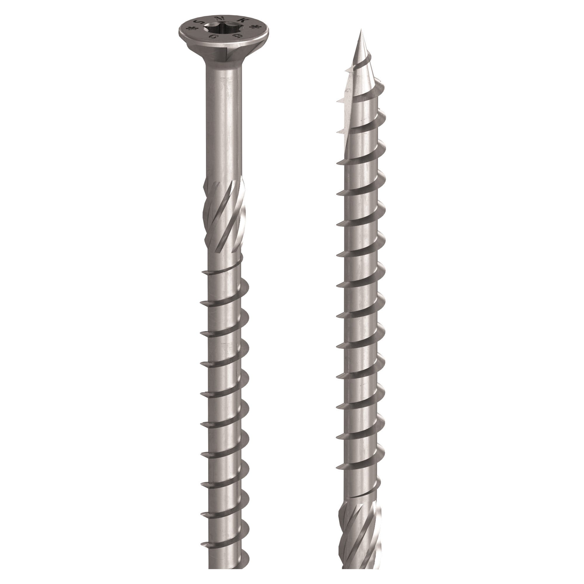 Viti Per Legno Nettlefolds GKN Scanalate Svasate 6 X 1 Pollice - Scatola Da 200