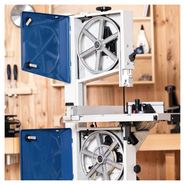 Scheppach Sega A Nastro HBS25 - 350W, Altezza Taglio 80mm, Tavolo Inclinabile, Per Legno - Foto 7