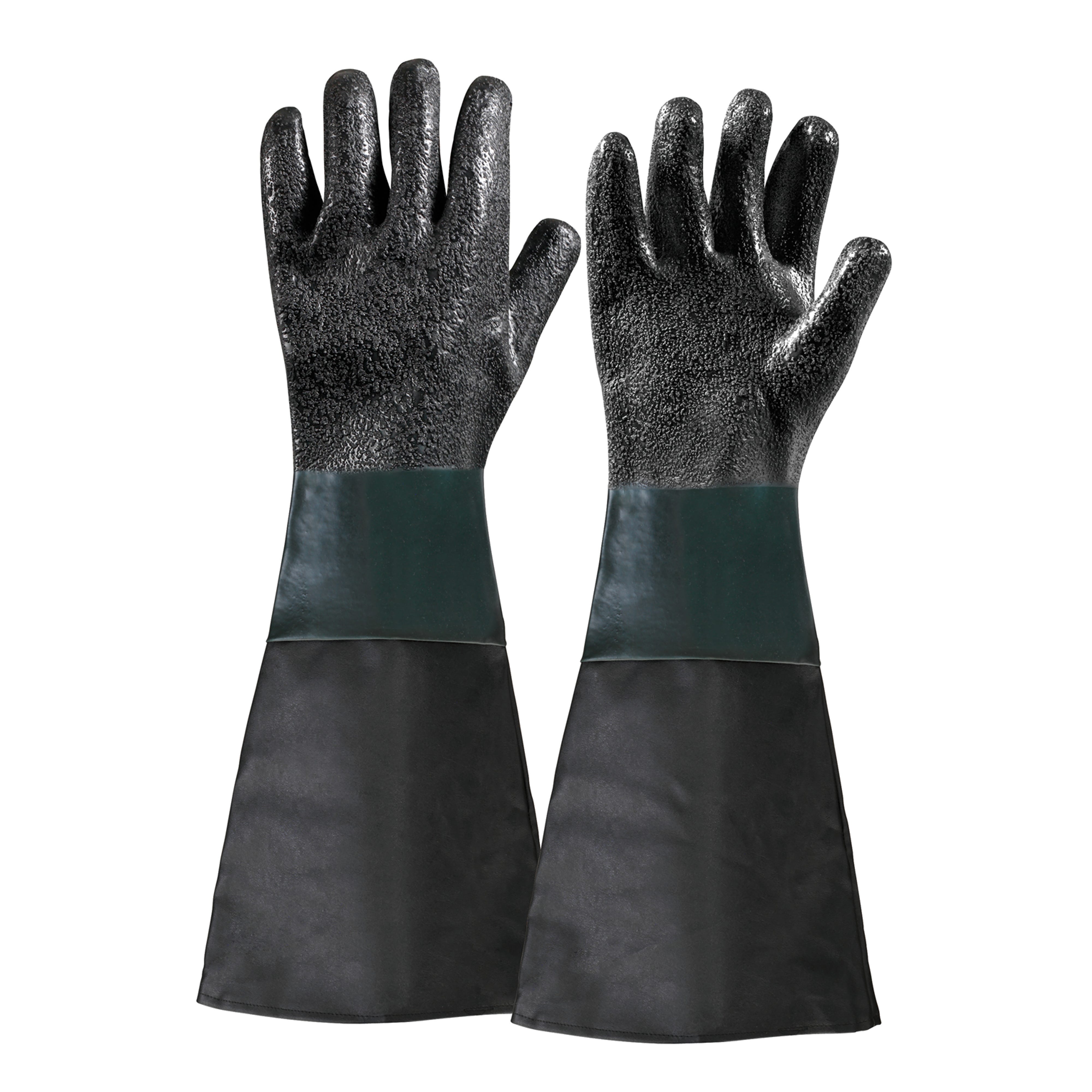 IRONWEAR Guanti In PVC Lunghi 400 Mm – Taglia 10, Impermeabili E Resistenti, Per Lavori Pesanti