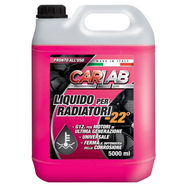 LIQUIDO RADIATORE ROSSO -22 5 l G12 PER MOTORI DI ULTIMA GENERAZIONE LIQUIDO RADIATORE ROSSO -22 5 l G12 PER MOTORI DI ULTIMA GENERAZIONE