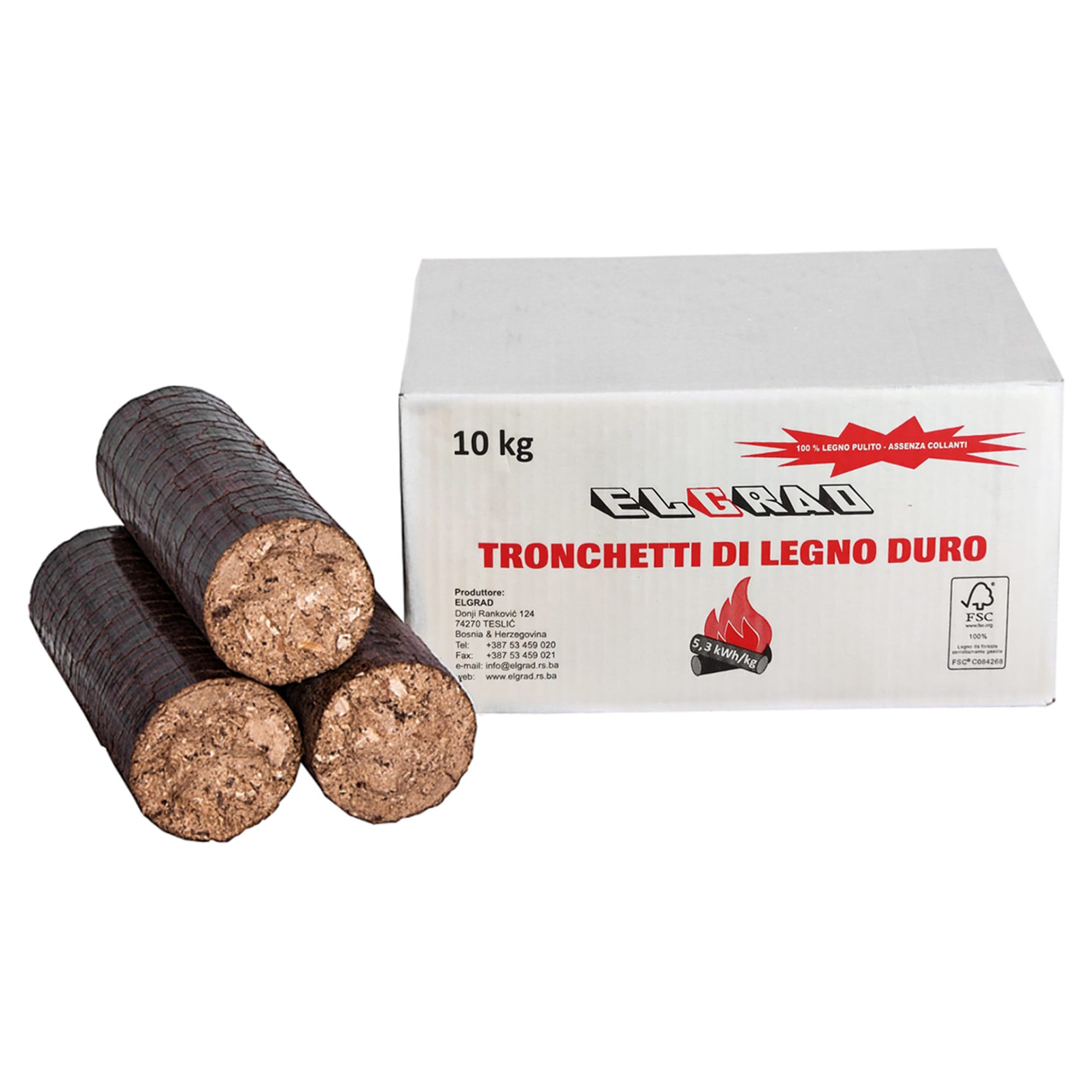 TRONCHETTI DI FAGGIO IN SCATOLA 10 kg