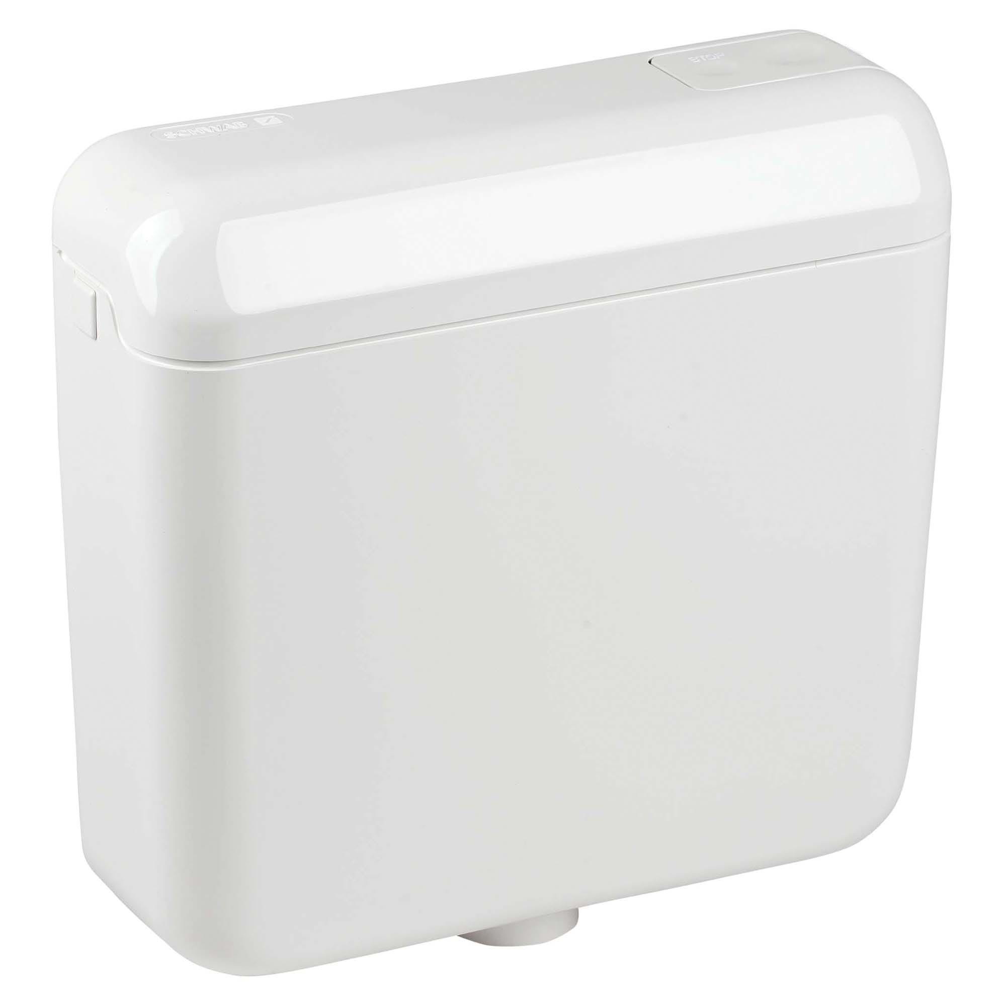 Cassetta WCSCHWAB SLIM Per Water - Comando A Pulsante, Bianca - Foto 7