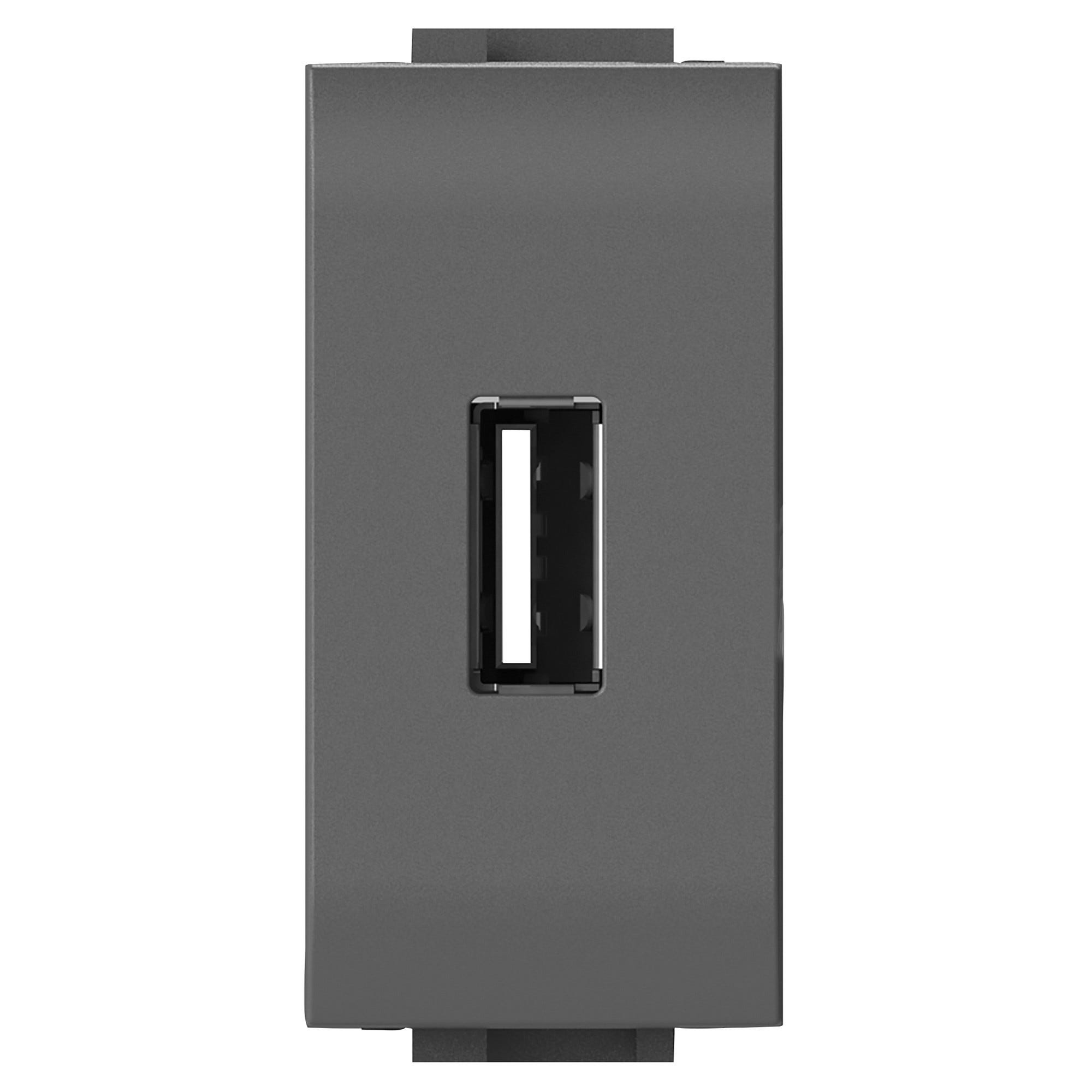 Presa Smart Wi-Fi Bticino Living Now Con Netatmo - Controllo Da App E Voce, Monitoraggio Consumi, 16A, Grigio