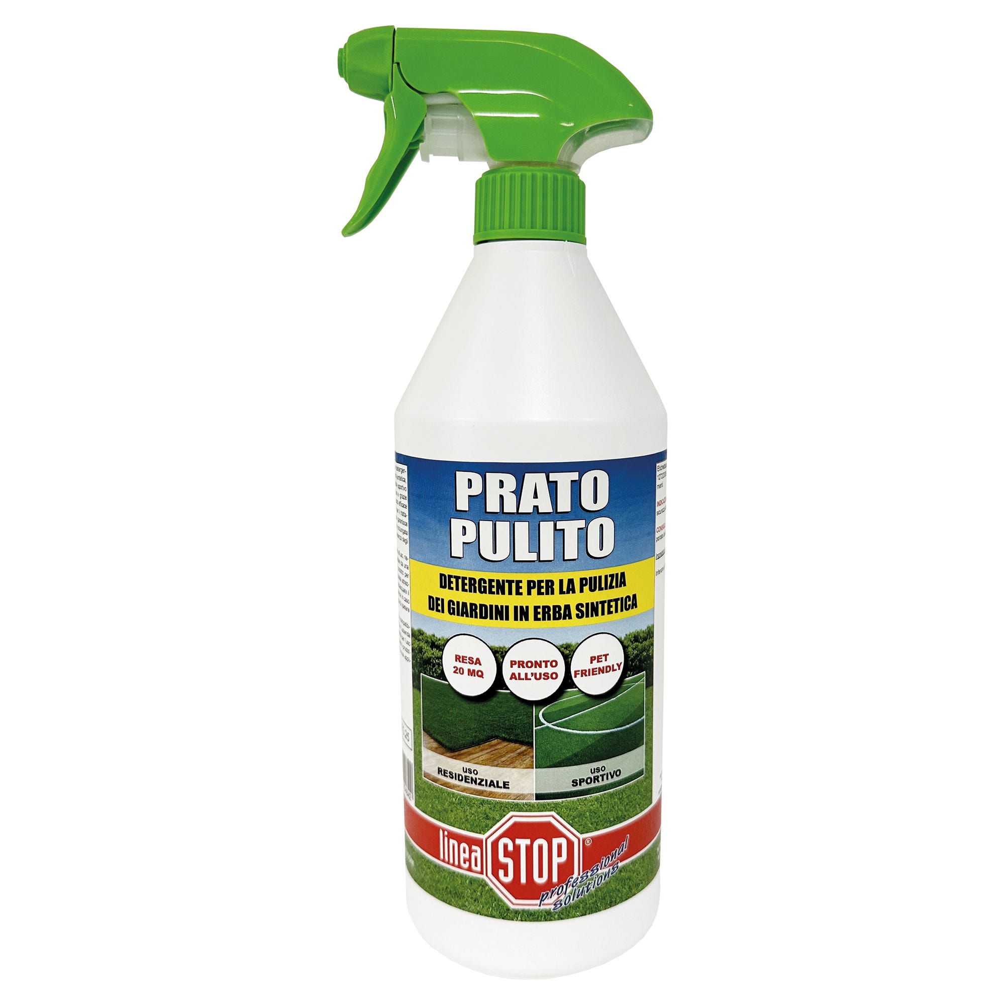 DETERGENTE PER ERBA SINTETICA DIXI 750ml PRONTO ALL'USO  USO RESIDENZIALE E SPORTIVO