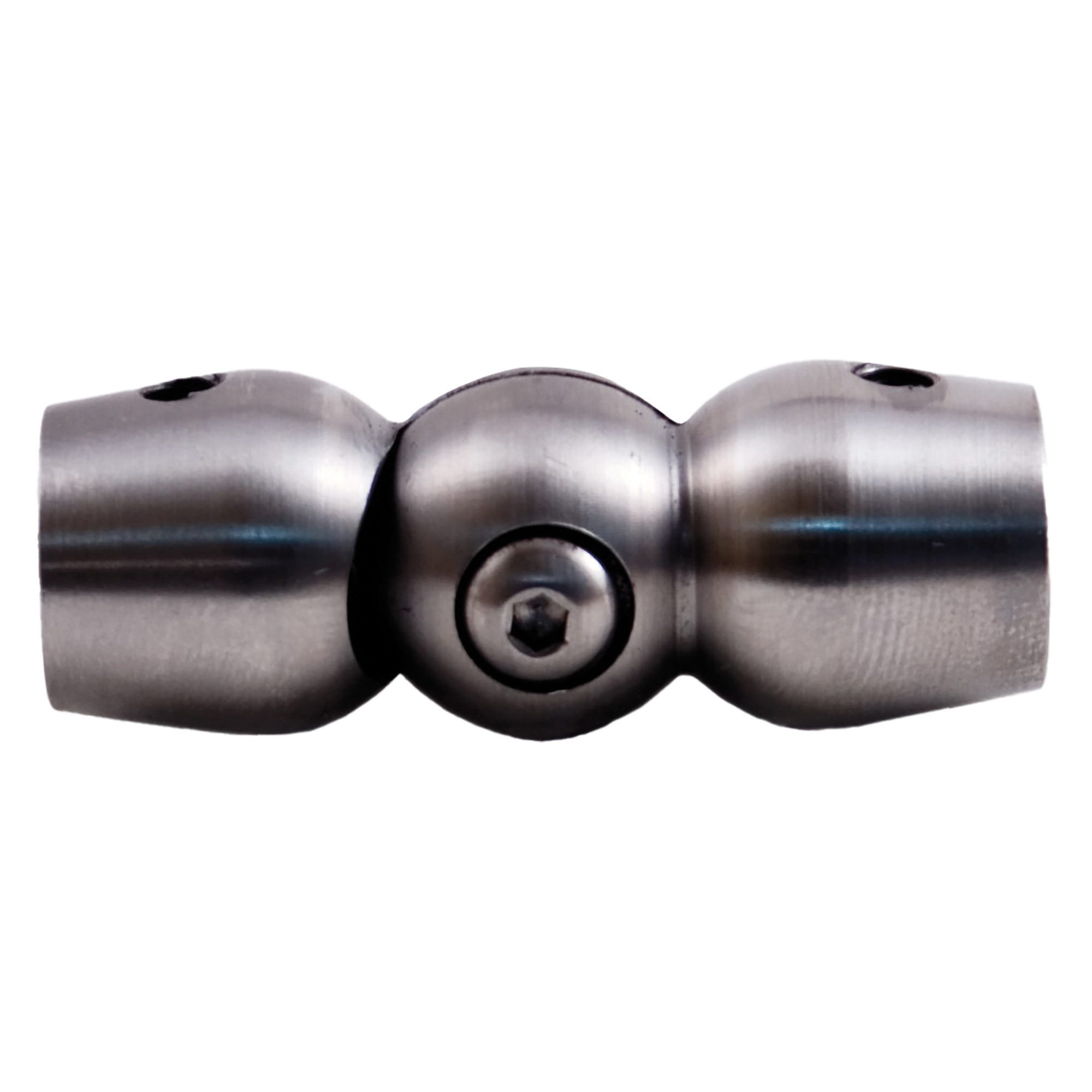 BITS4REASONS E-Tech Nuovo Modello Giunzione/CONNETTORE Tubo Scarico Regolabile Heavy Duty da 57 MM A 60 MM, Lungo 90 MM EC014