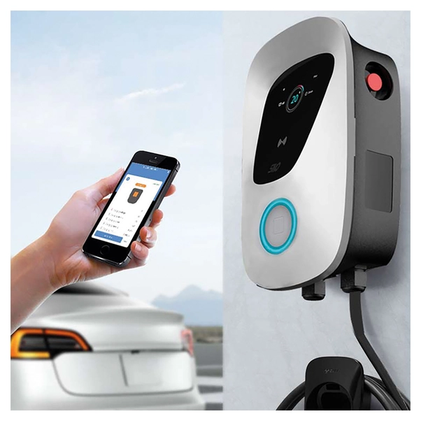 Supporto Da Parete Per Wall-Box Ricarica Auto Elettriche - Facile Installazione, Plastica Nera, Per Scatola Di Ricarica EV