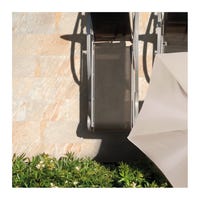 Bidone Carrellato Ecoplast 120 Lt – Con Ruote, In Plastica Riciclata, Bianco, Per Raccolta Differenziata