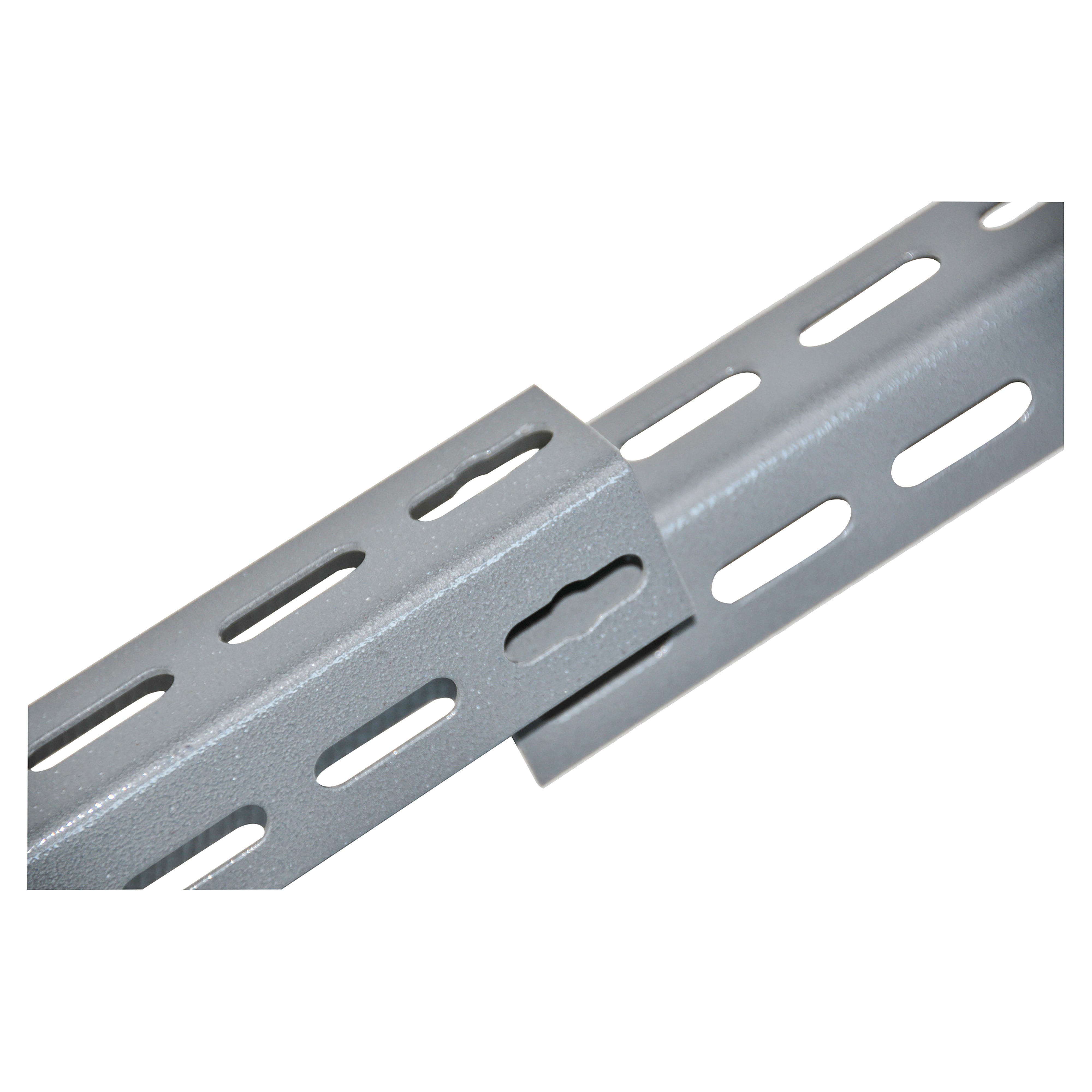 Vigor-Blinky Angolari In Acciaio Verniciato – Grigio Martellato, 35x35 Mm, Lunghezza 250 Cm