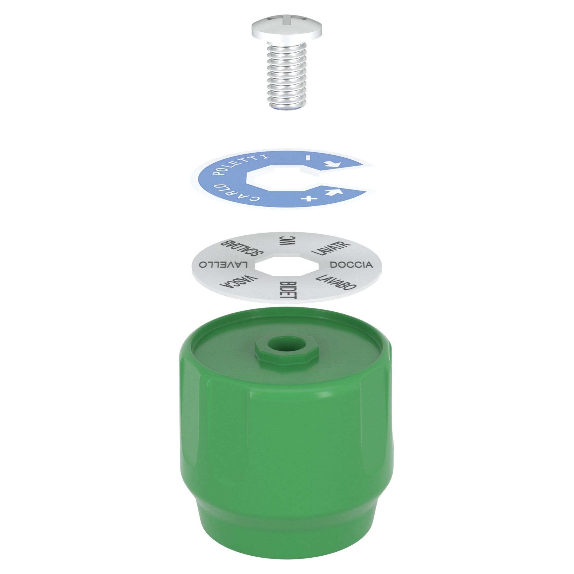 Ricambio manopola cromo mix Flexa Suite Jacuzzi 224610520 Ricambio manopola cromo mix Flexa Suite Jacuzzi 224610520