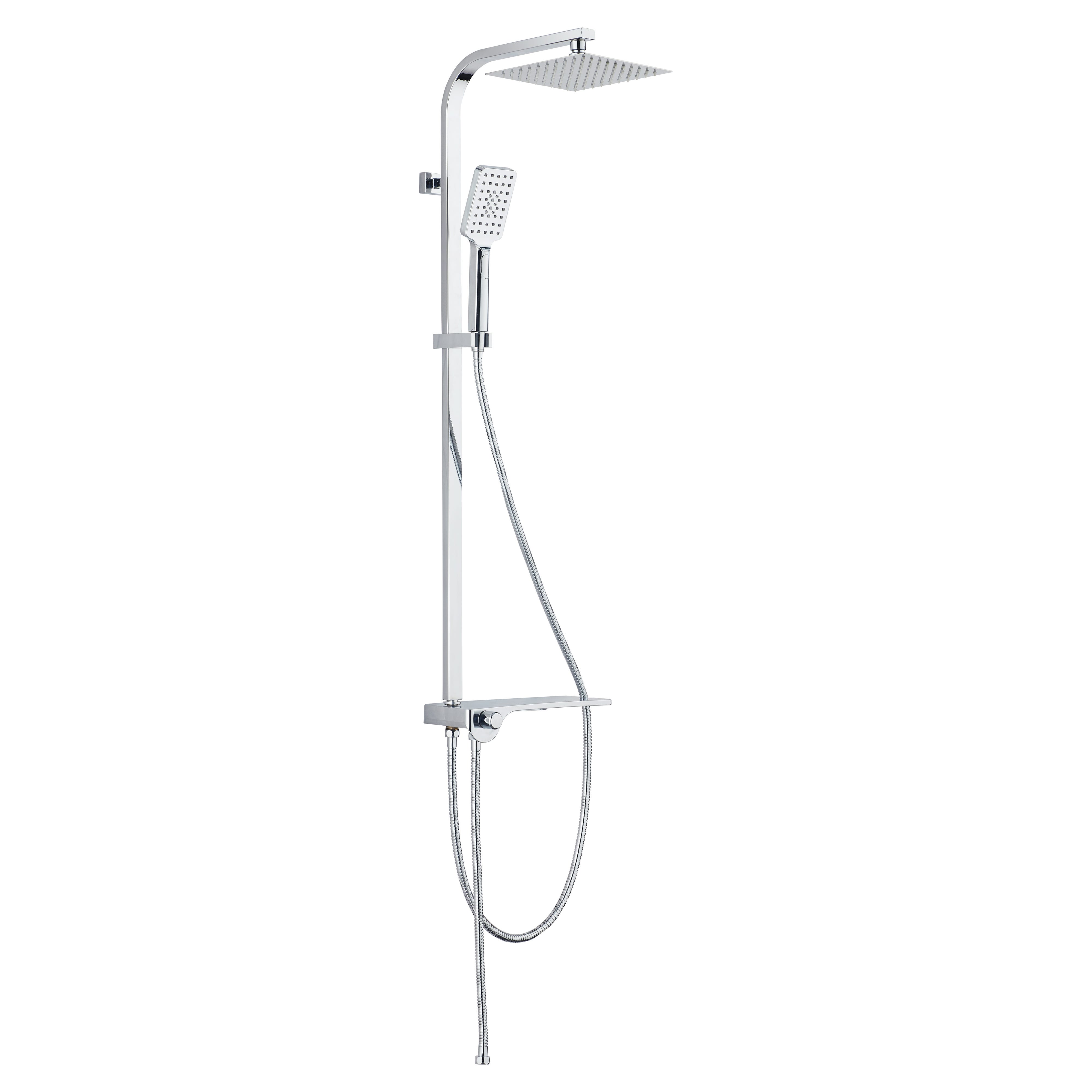 Soffione Doccia A Pioggia Homewerks 22,6 Cm Cromato - 2,5 GPM, Facile Da Pulire, 2 Anni Di Garanzia