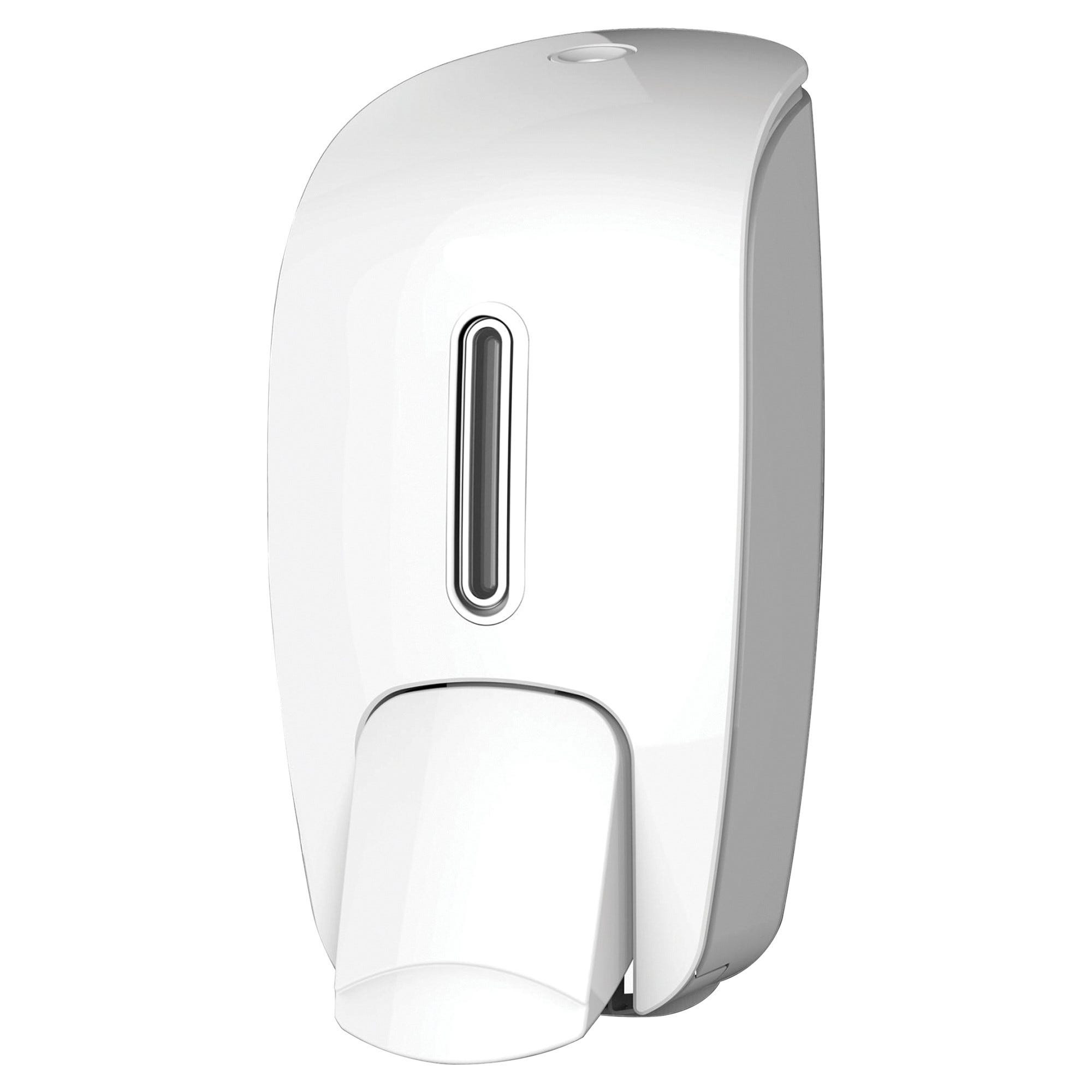 Dispenser Per Sapone Solido Da Parete, Bianco, Con Macinino E Vassoio Antigoccia, Risparmia Spazio Per Bagno E Cucina