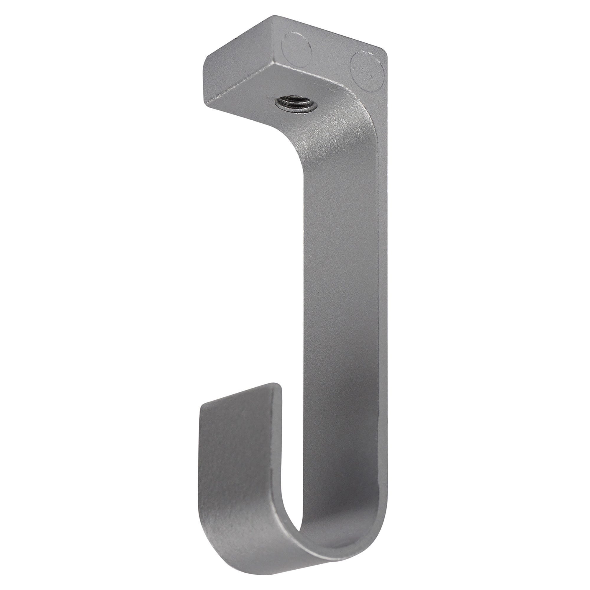 Supporto a soffitto rotondo regolabile per armadio diametro 25, zinco cromato