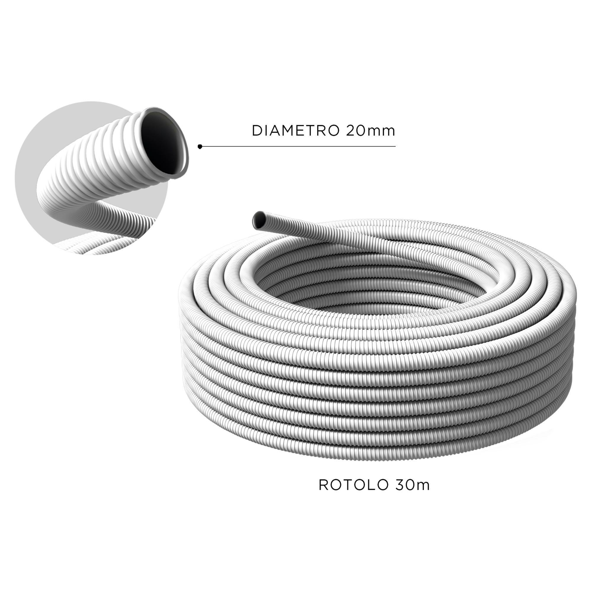 Cavo STANDERS in acciaio galvanizzato galvanizzato 1 mm x 25 m