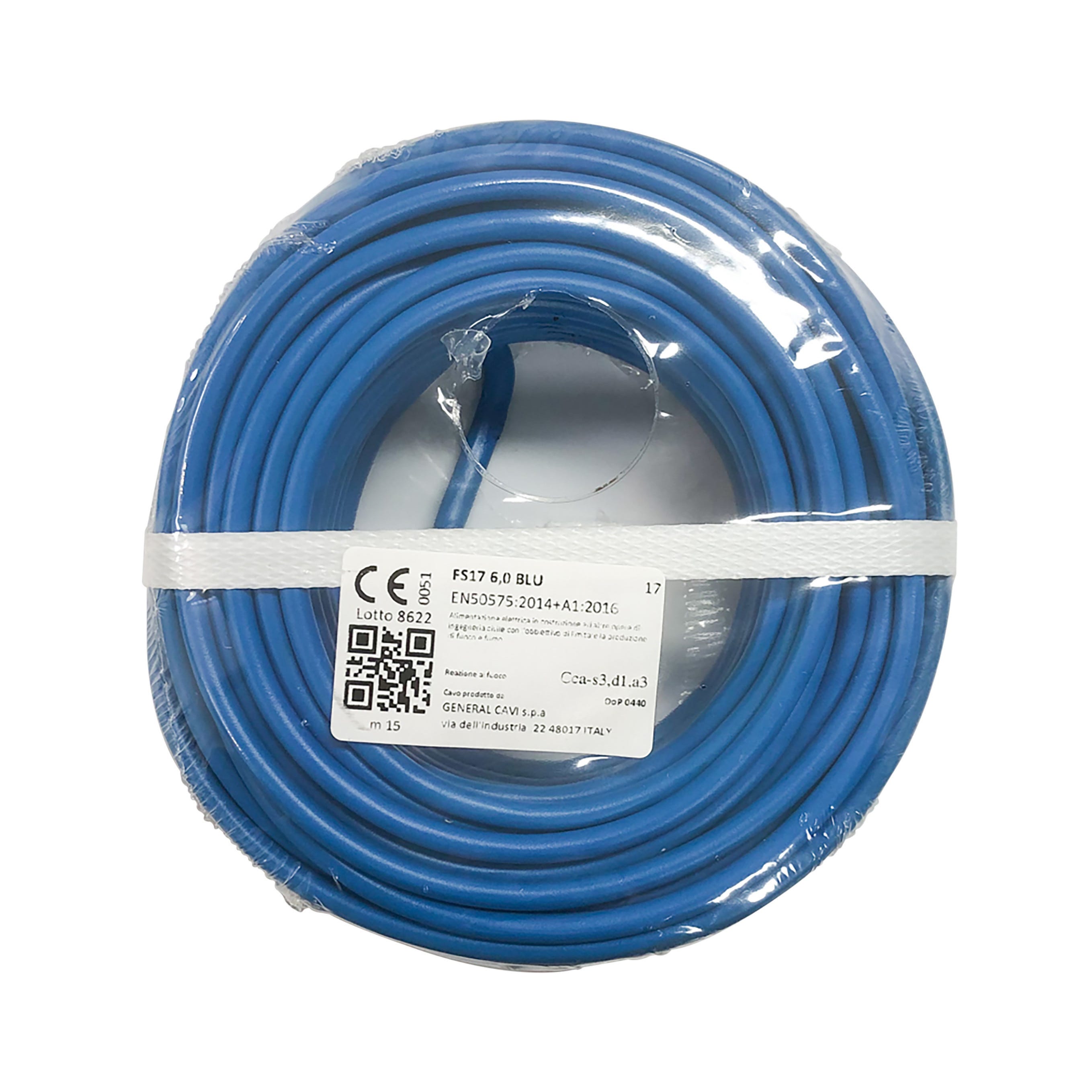 Cable Eléctrico Unipolar N07 V-K, Cable De 1 X 2,5 Mm², Aislado Con PVC, 4 Bobinas De 50 Metros, Color Marrón/negro/azul/amarillo/verde, Flexible