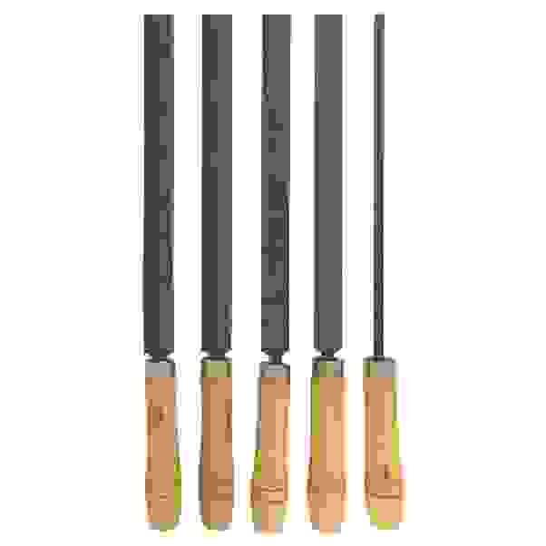 SET 5 RASPE ASSORTITE MANICO IN LEGNO