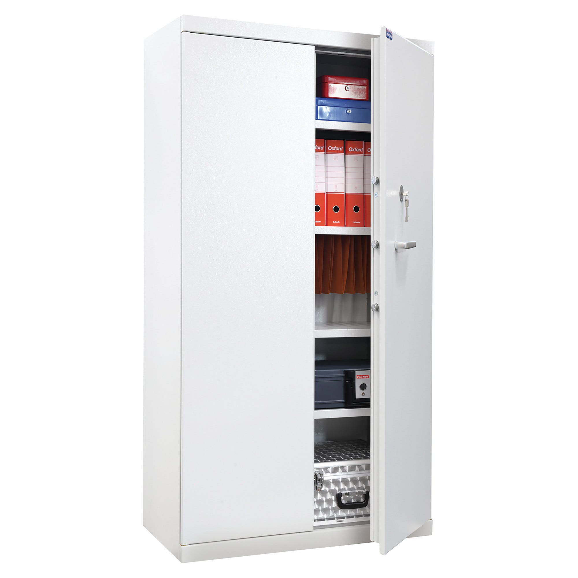 Armadio A Muro Per Notebook LINK LKLAP01 - Chiusura A Chiave, 58x54x13cm - Accesso Cavi