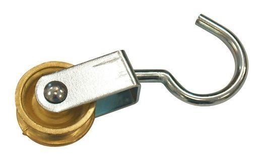 Carrucola In Acciaio 25 Mm Con Gancio - Per Stendibiancheria, Marca Minutex - Foto 11