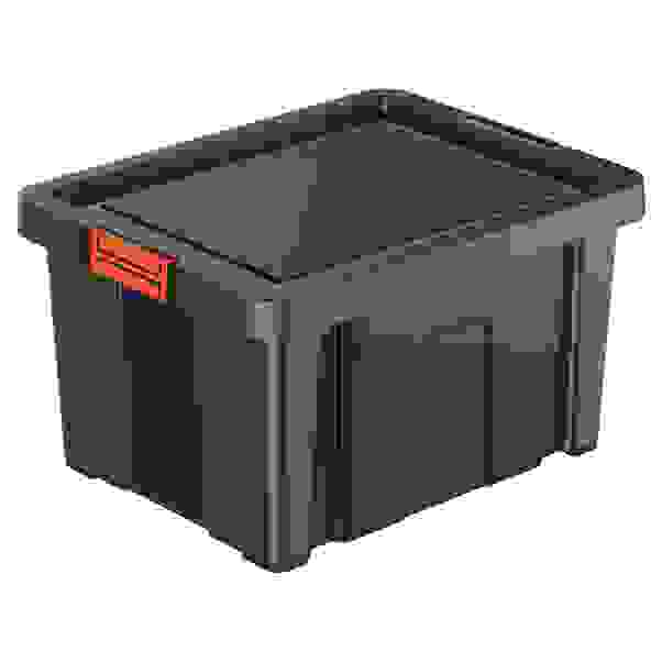 Bull Box Standard BULL BOX CON COPERCHIO 46,5x27x36 cm (LxHxP) 30 l NERO