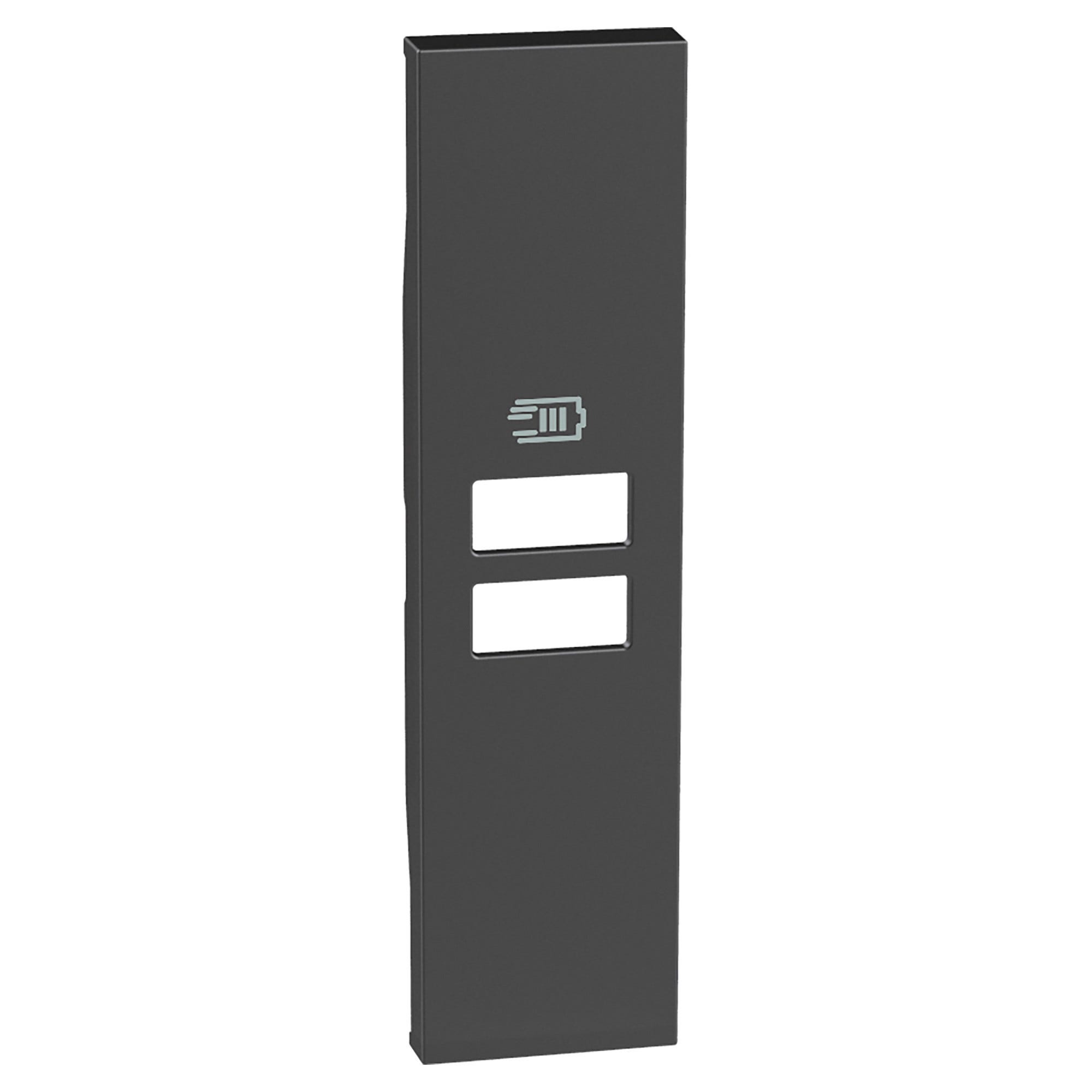 BTicino Living Now Cover USB-Ladegerät – 1 M Kabel, Farbe Sand, Mit Steckdosenabdeckung