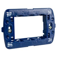 Support Compatible Avec Vimar Arke, Support Pour Plaques (10, 2 Modules/ Places