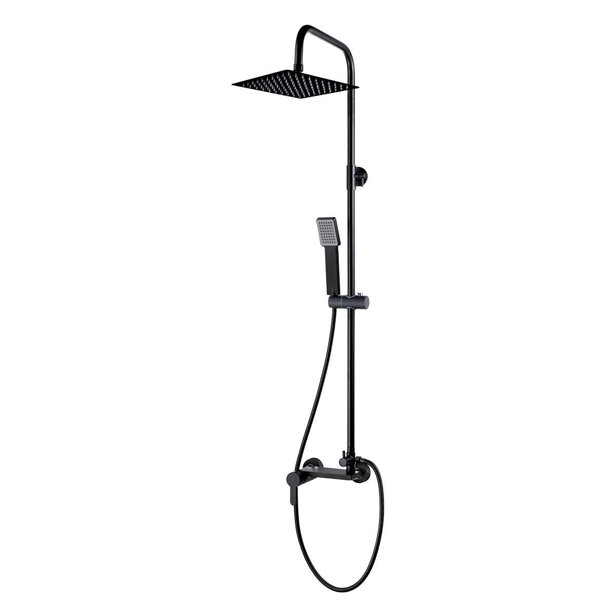 colonna-doccia-aquapro-tiberia-1-getto-nera-soffione-inox-200x200-mm