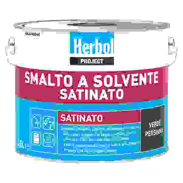 SMALTO SOLVENTE SATINATO HERBOL VERDE PERSIANA 2,5 l 10-12 m²/l PER MANO