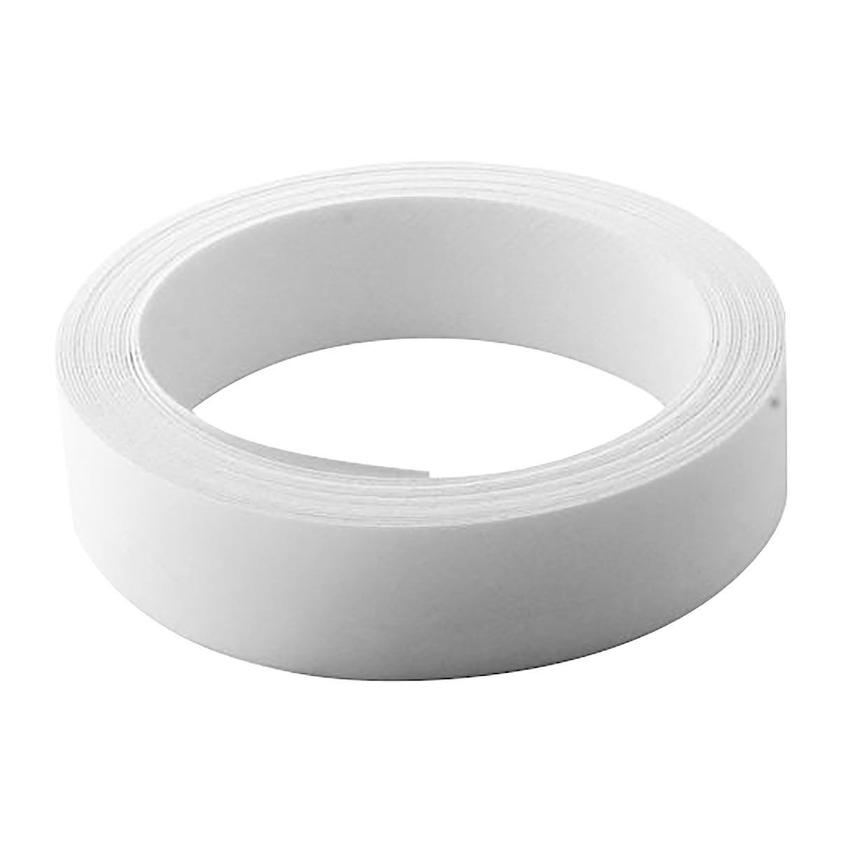BORDO MELAMINICO BIANCO PREINCOLLATO SPESSORE 24 mm L 5 m