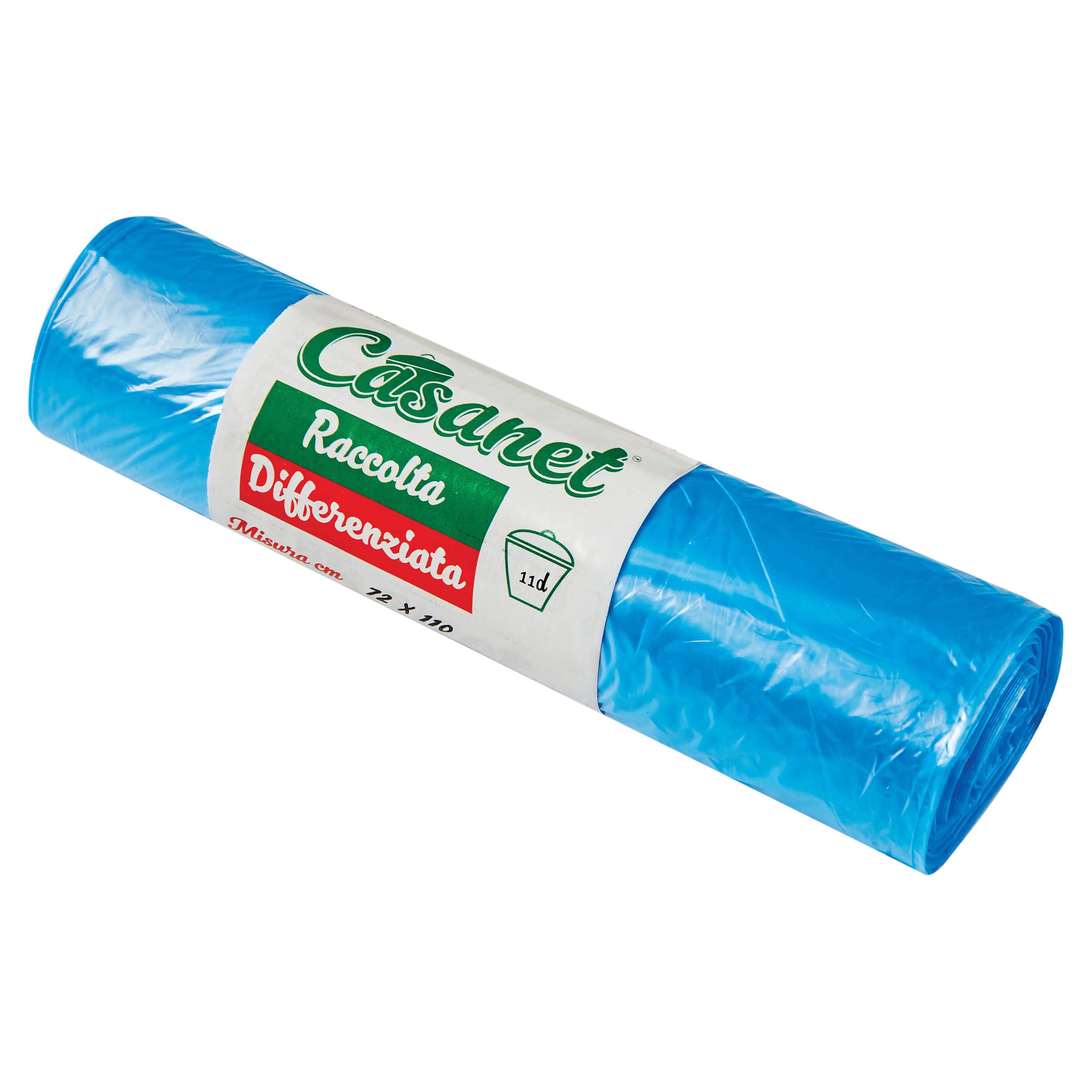 SACCO AZZURRO ELEPACKING 72x110 cm ECONOMICO ROTOLO 10 pz Tecnomat