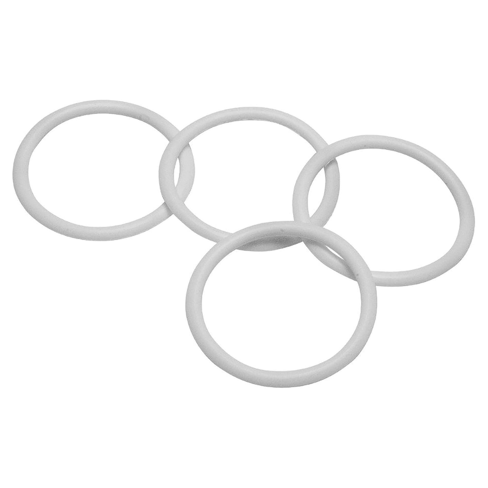 20 Guarnizioni In Silicone Bianco Da 6 Mm Per Tappi Di Ventilazione Finestre Di Roulotte E Camper